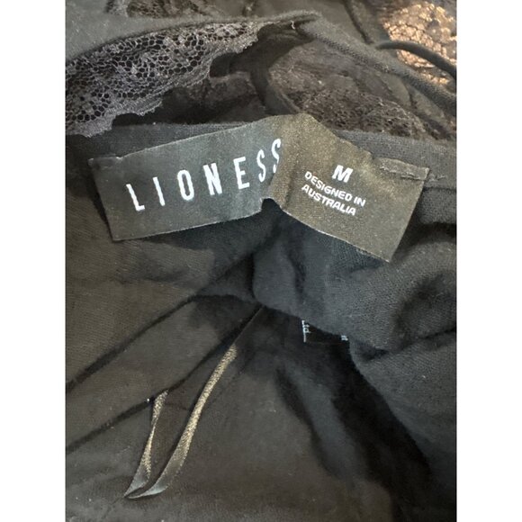 LIONESS Resurgence Cami in Onyx Medium New Womens sleeveless Tank Top - Picture 7 of 14